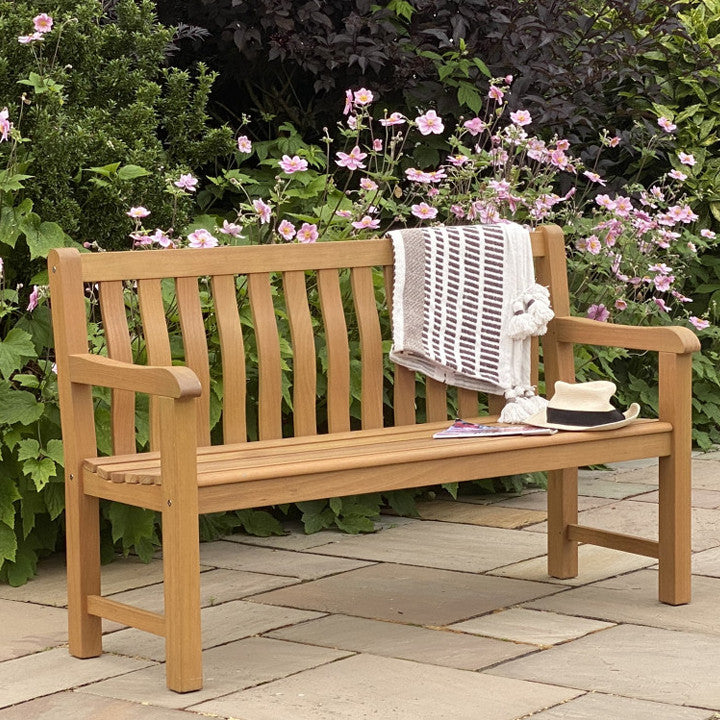 Castlerock FSC Eucalyptus Grandis Garden Bench (Brown
